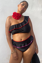 Never Fully Dressed Rio One Shoulder Bikini Top