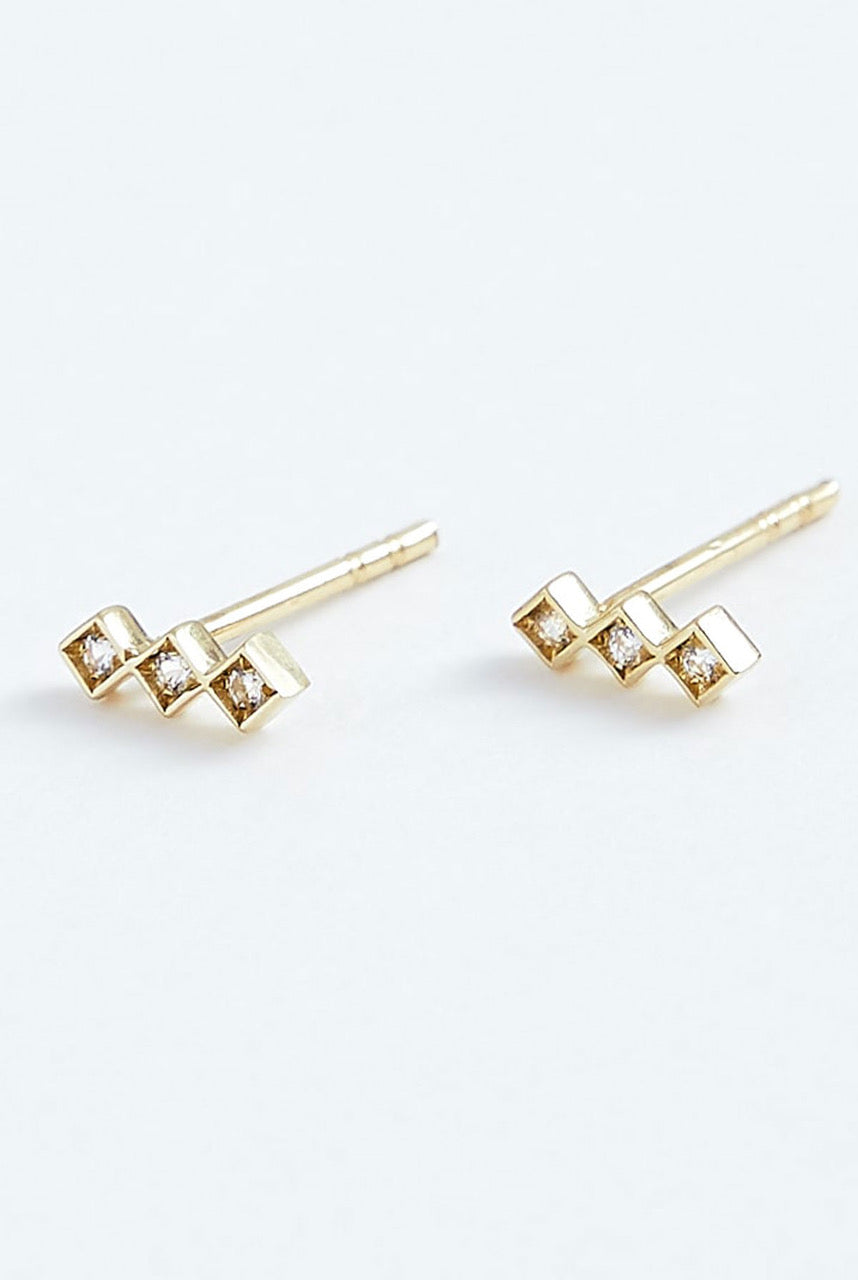Stephanie Grace Jewellery Triplet Studs