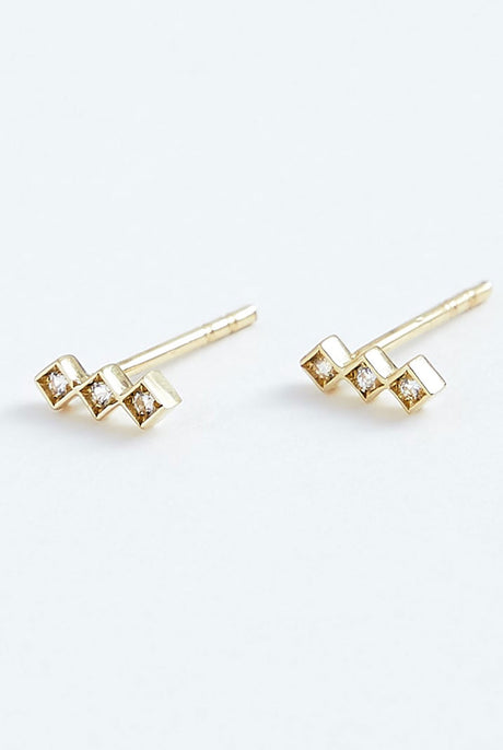 Stephanie Grace Jewellery Triplet Studs