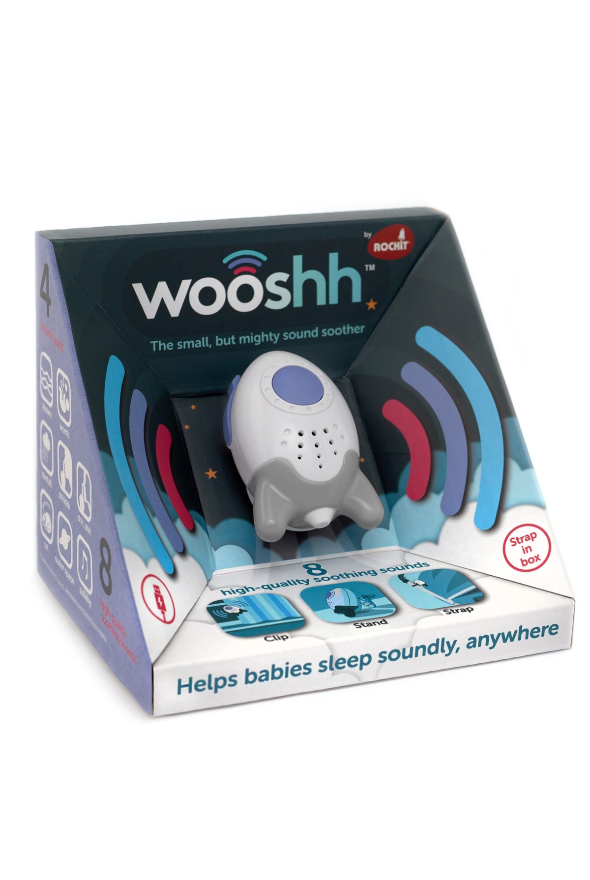 Rockit Wooshh - The Small, but Mighty Sound Soother.