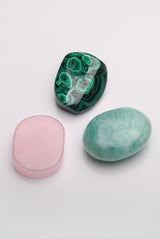 Emma Lucy Rocks The Master Blasters - Malachite & Rose Quartz & Amazonite