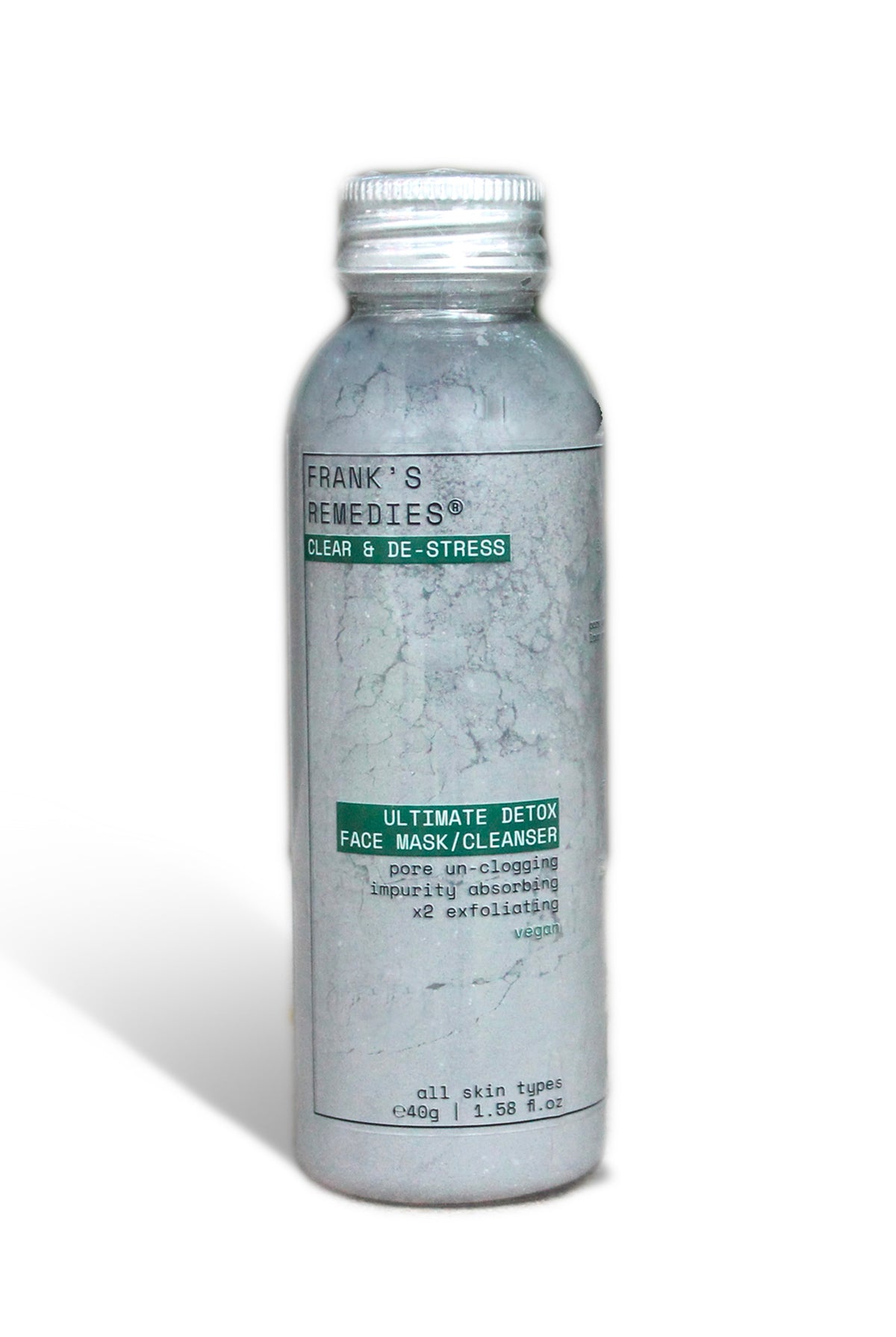 Frank's Remedies ULTIMATE DETOX Face Mask/ Cleanser