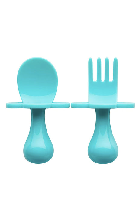 TEAL MY HEART Utensils by Grabease