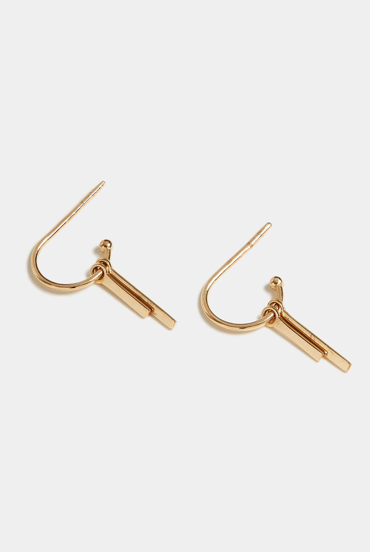 Double Bar Hoops by Grace Chou