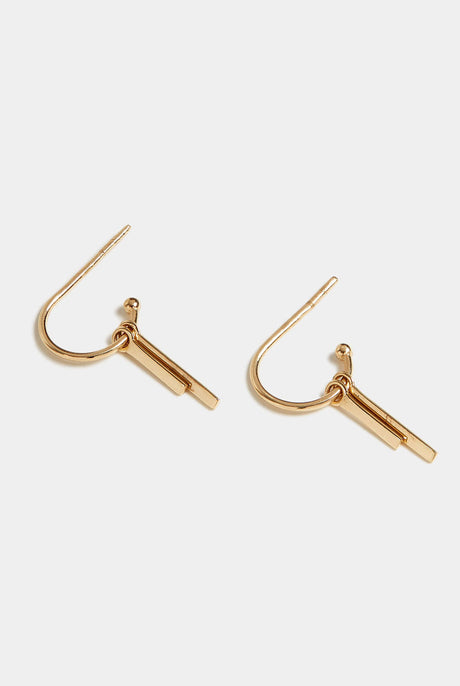 Double Bar Hoops by Grace Chou