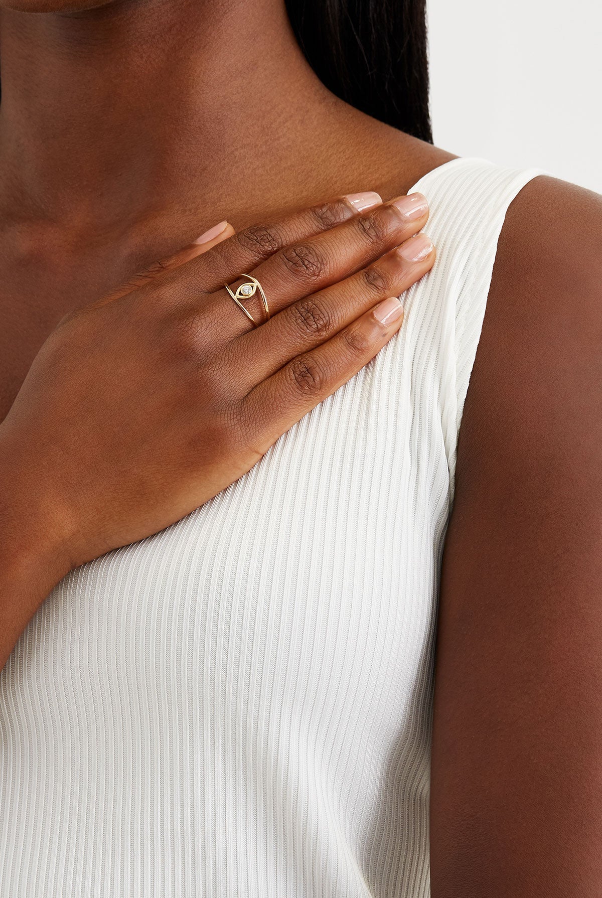 Evil Eye Ring by Grace Chou