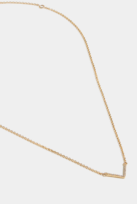 V Necklace by Grace Chou