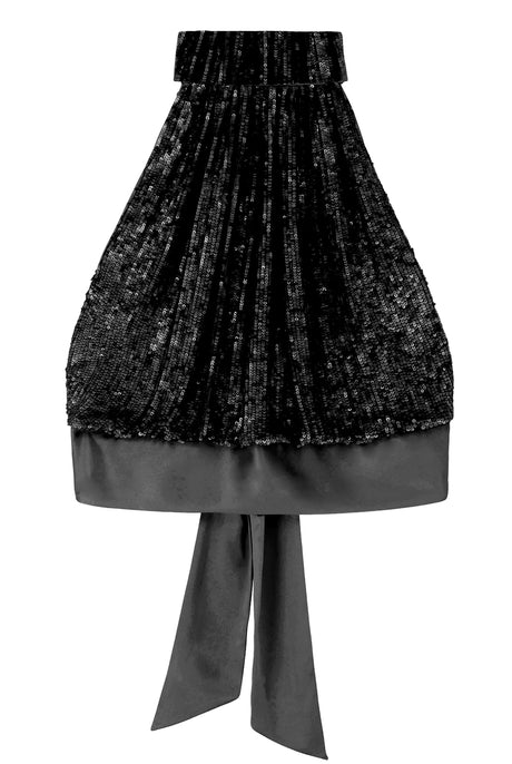 Harmur Classic Sequin Top Black