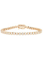 Joubi Jewellery TENNIS BRACELET YELLOW GOLD WITH WHITE STONES