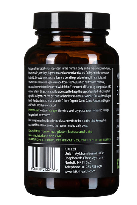Marine Collagen Beauty Blend - 150 Vegicaps by Kiki Health