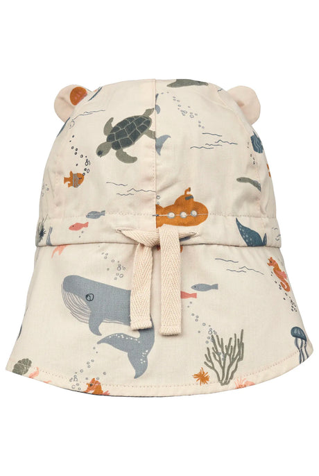 GORM REVERSIBLE SUN HAT SEA CREATURE / SANDY