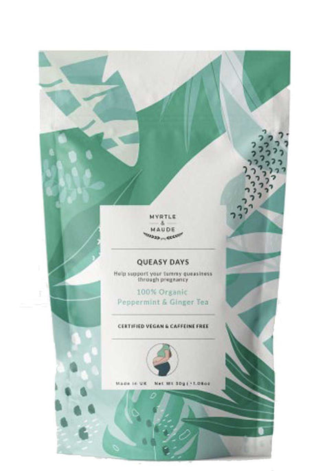 Mrytle and Maude Peppermint & Ginger Herbal Pregnancy Morning Sickness Tea