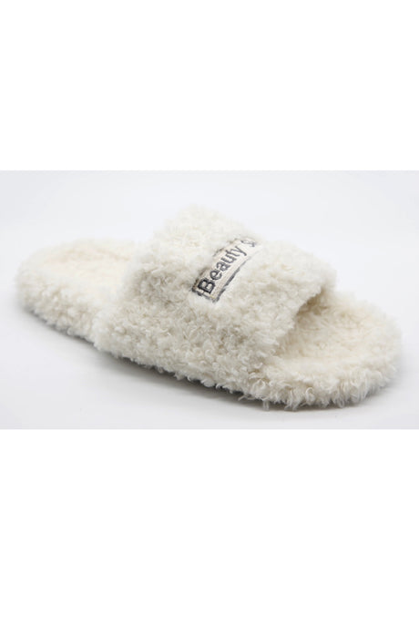 Oxygen Boutique Beauty Sleep White Slippers