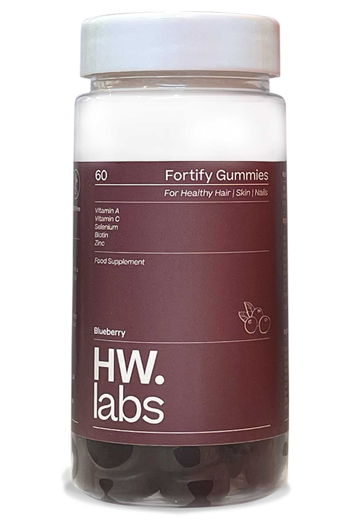 HW.Labs Fortify Gummies for hair, skin & nails