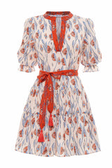 Paolita Efterpe Long Sleeve Ruffle Dress