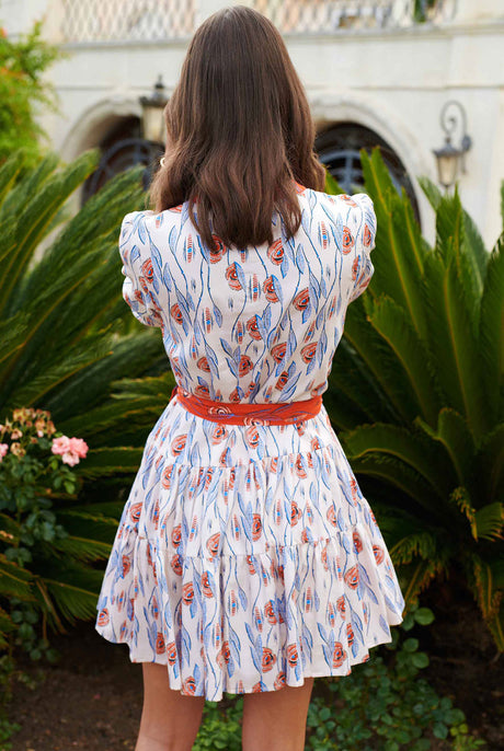 Paolita Efterpe Long Sleeve Ruffle Dress