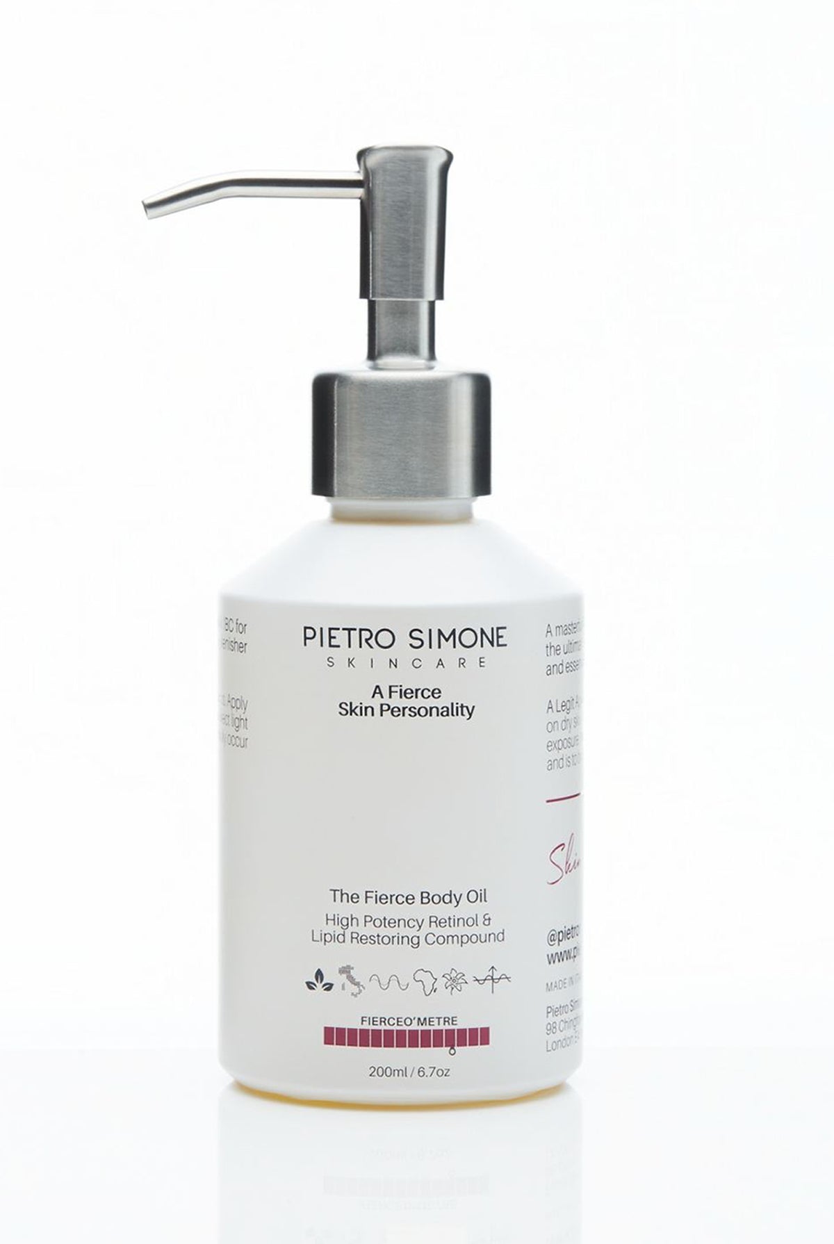 THE FIERCE BODY OIL 200ML