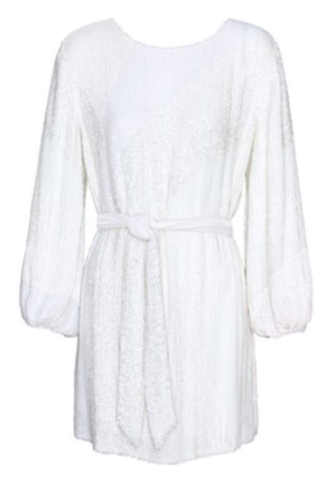 Grace Dress in White Swirl by retrofete