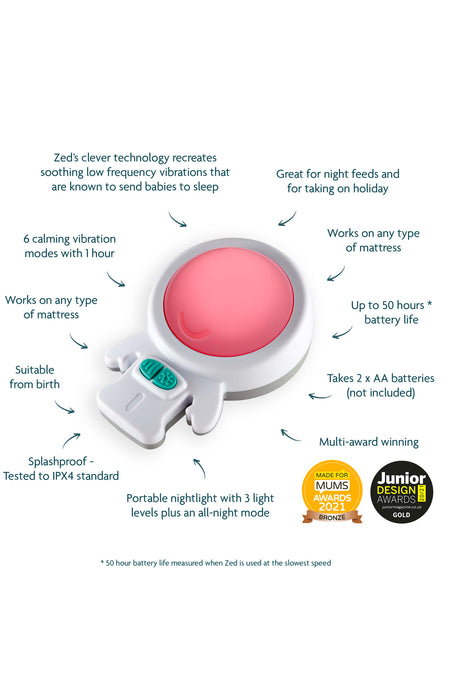 Zed Vibration Sleep Soother and Night Light