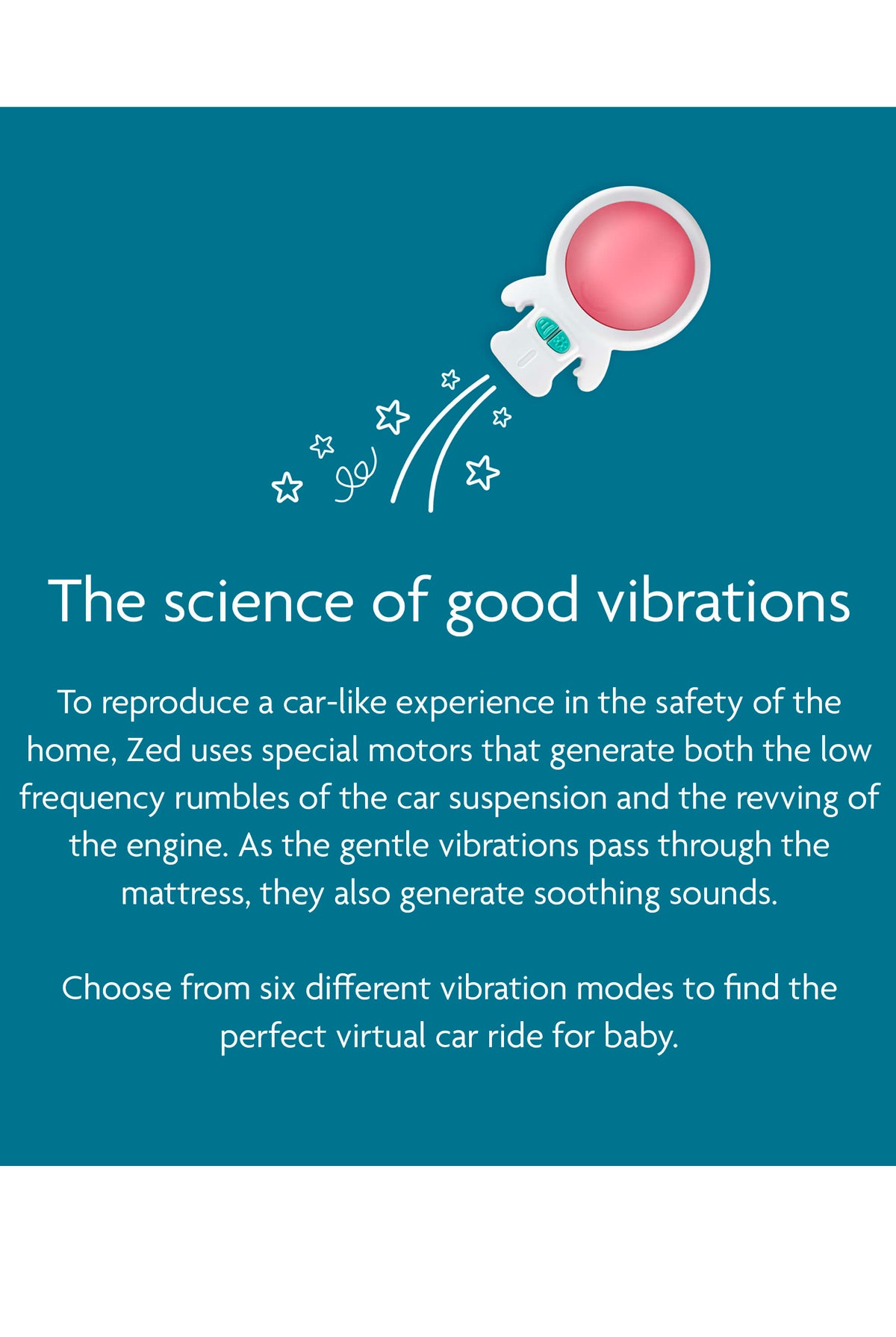 Zed Vibration Sleep Soother and Night Light