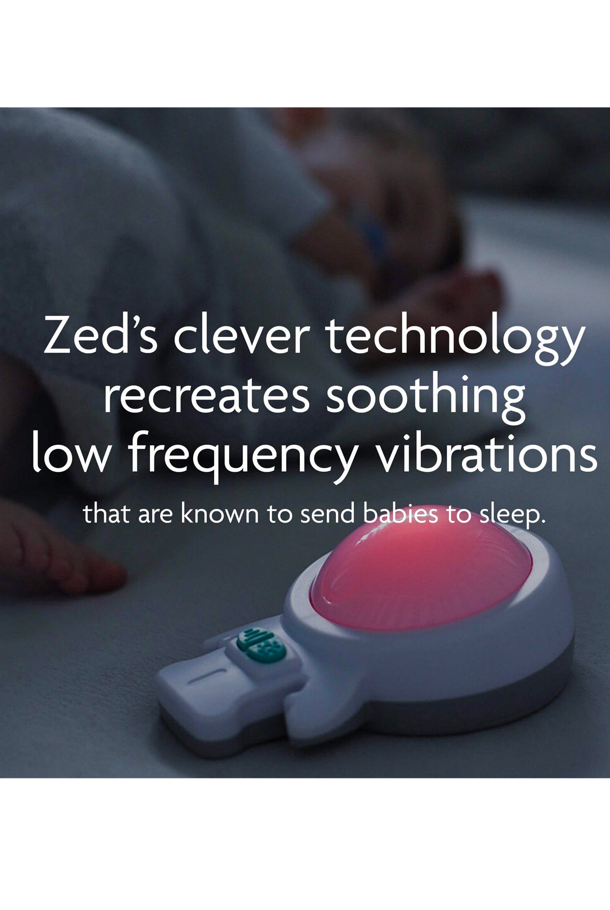 Zed Vibration Sleep Soother and Night Light
