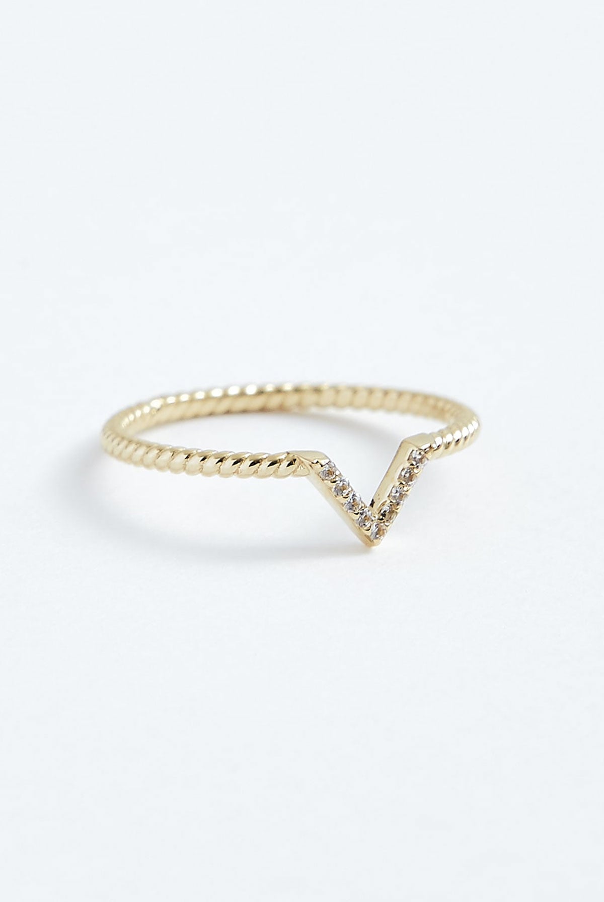 Stephanie Grace Jewellery V Twist ring