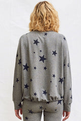 Stars Cinched Sweatshirt by Sundry