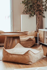 Brown Sugar Square Ottoman