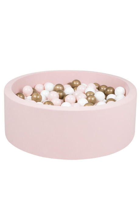 Larisa and Pumpkin – Powder Ball Pit – Gold/Powder/White Balls