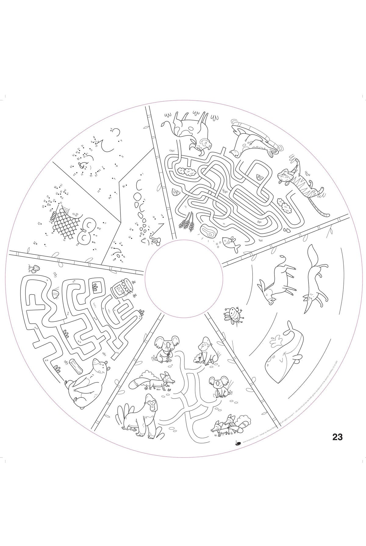 Drawin'Kids Table Paper Refill (20 Sheets) - Fun Activities