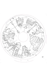 Drawin'Kids Table Paper Refill (20 Sheets) - Fun Activities