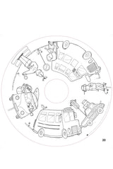 Drawin'Kids Table Paper Refill (20 Sheets) - Fun Activities