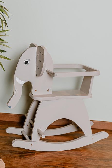 CuddleCo Rocking Elephant Grey